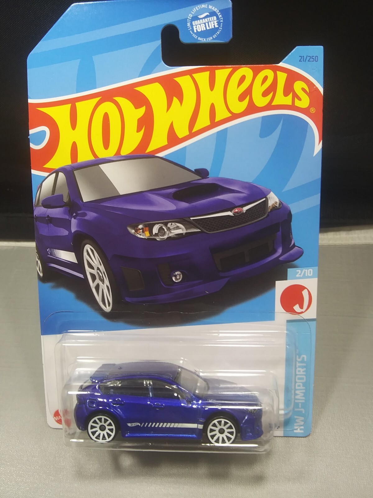 HOT WHEELS SUBARU WRX ST1 HW J-IMPORTS BLUE DIECAST 1:64 SCALE NEW