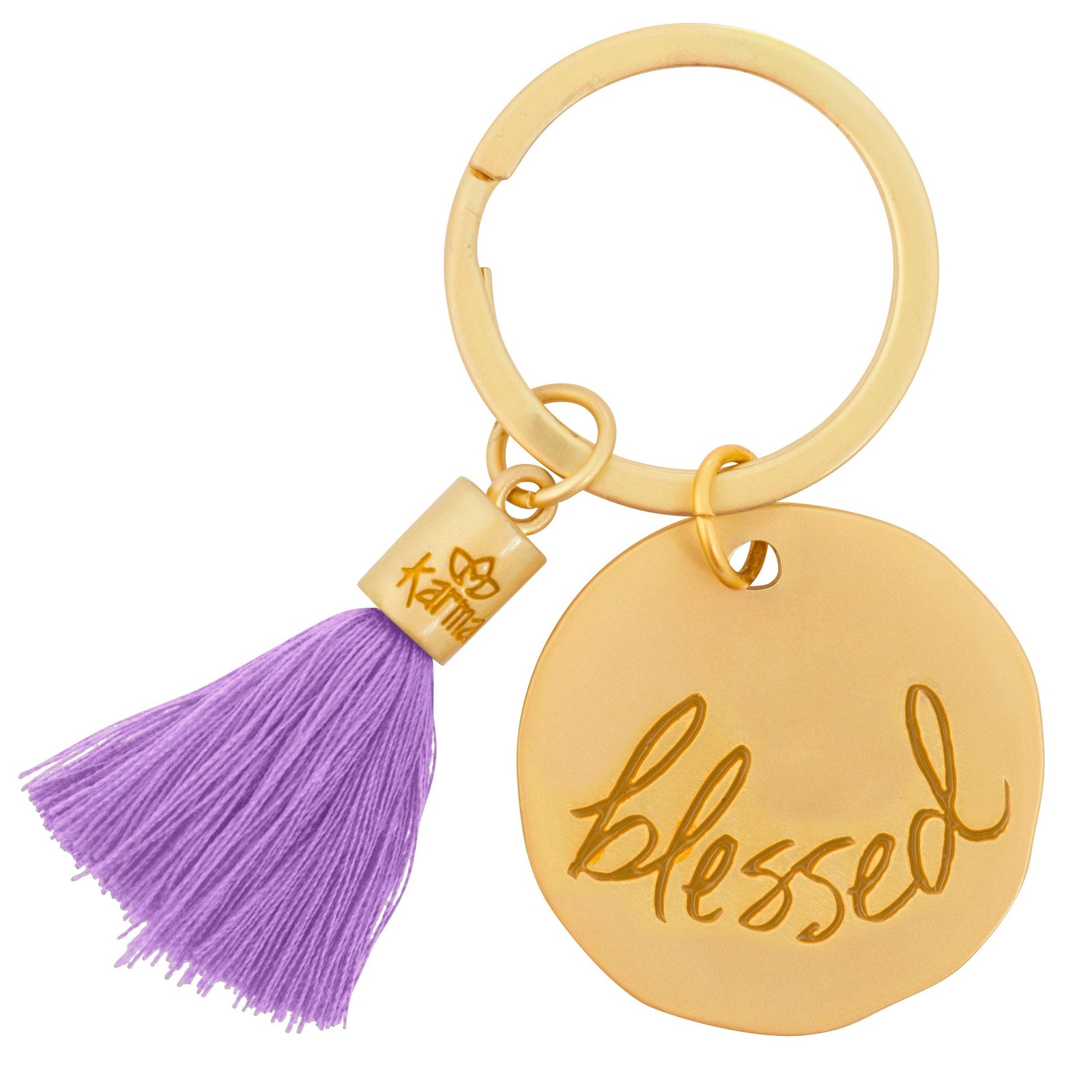 Karma Gifts, Blessed Round Tassel Key Chain