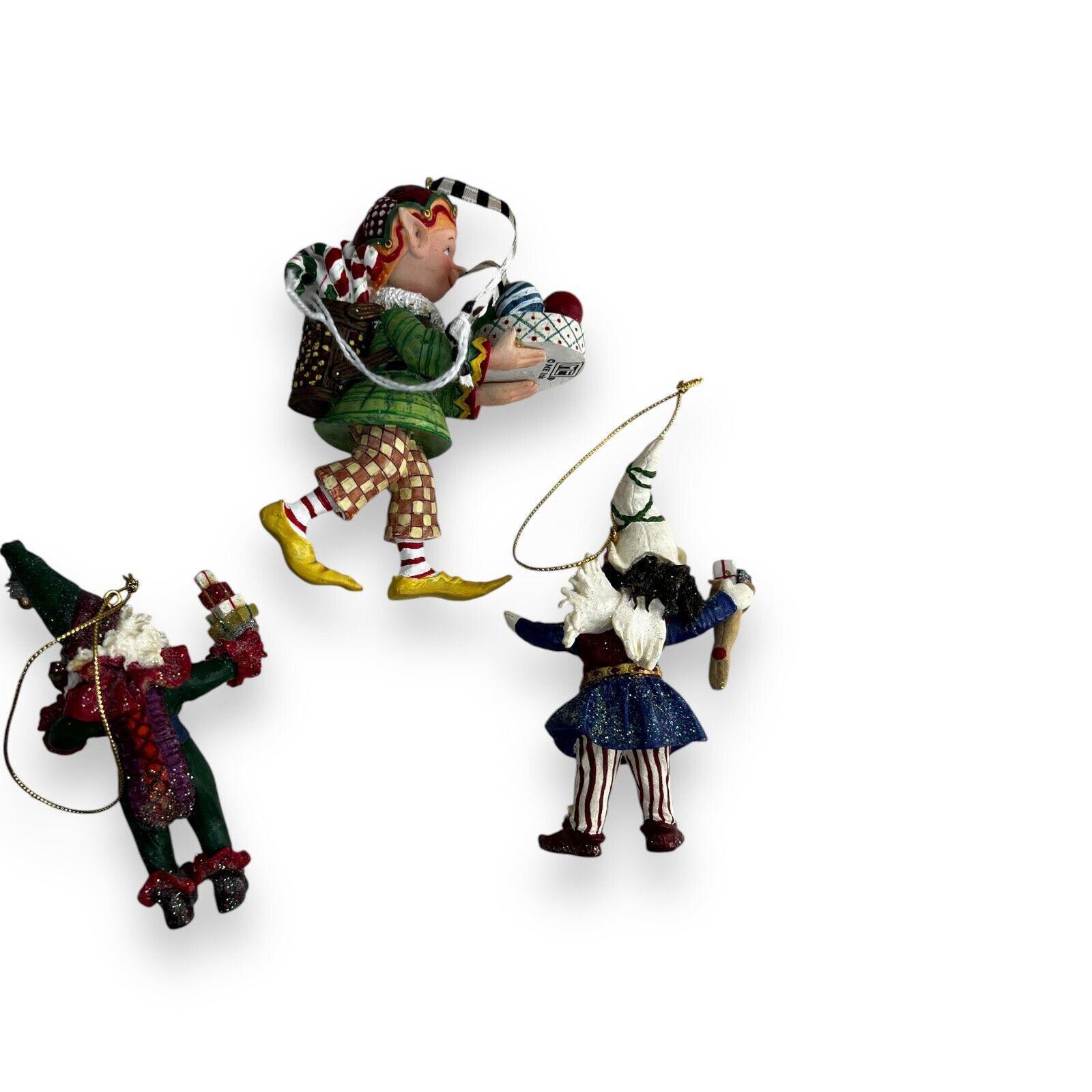 Lot of Demdaco Drolleries Ornament Christmas Figurine Luigi Cookie Decorator