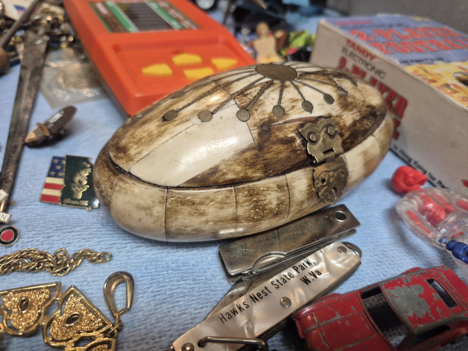 Huge Vintage Junk Drawer Lot Collectibles Box Resellers Bulk Wholesale Treasures