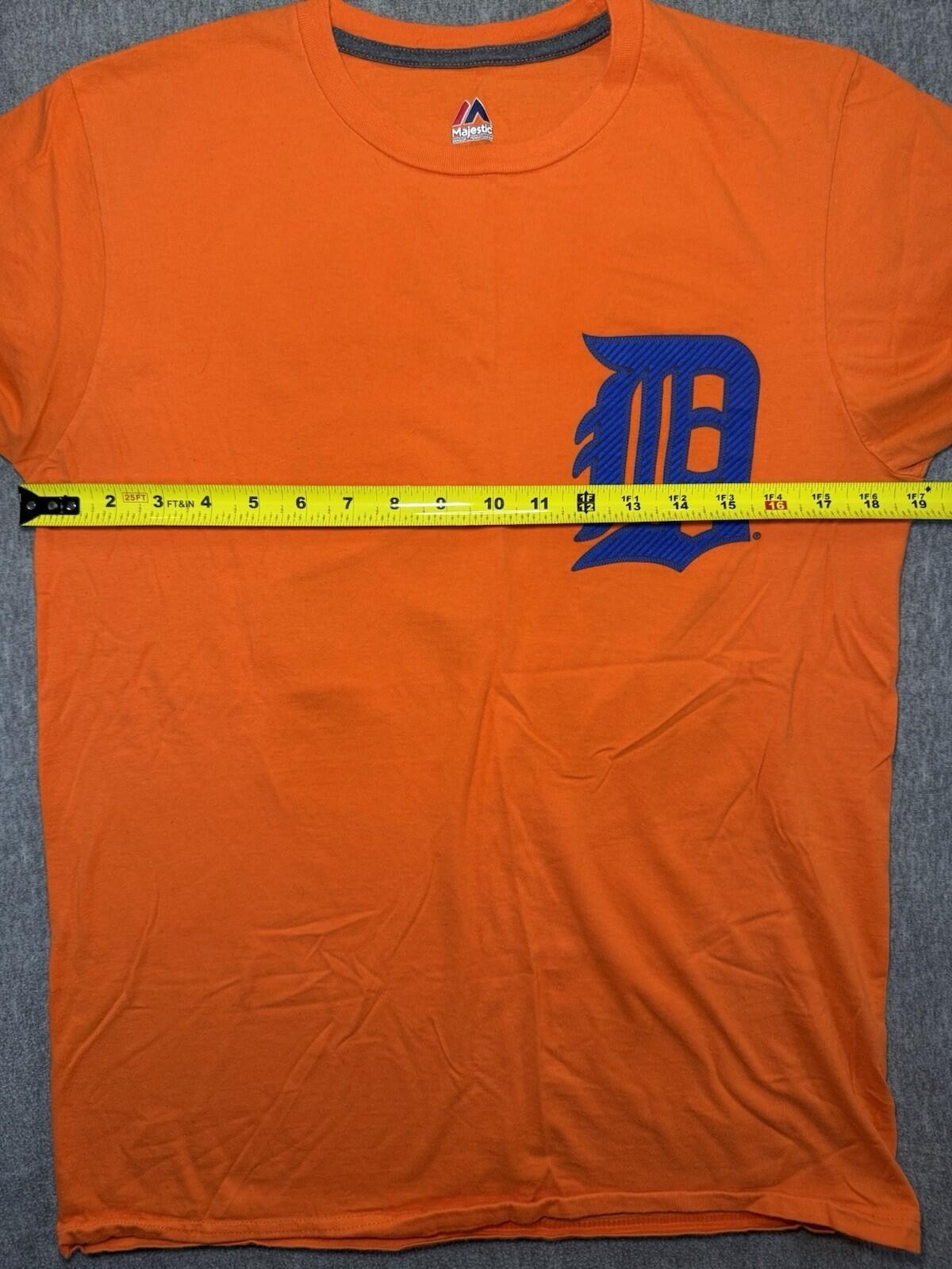 Majestic Detroit Tigers Miggy Cabrera T-Shirt-Unisex/Medium/Orange/MLB