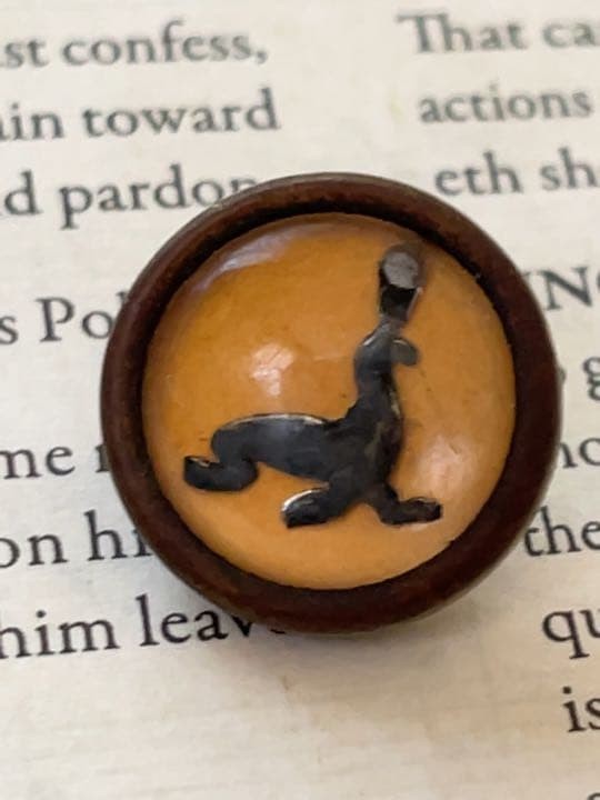 Guinness Button Cufflinks 1950s Ireland Metal Badge Collectible Used