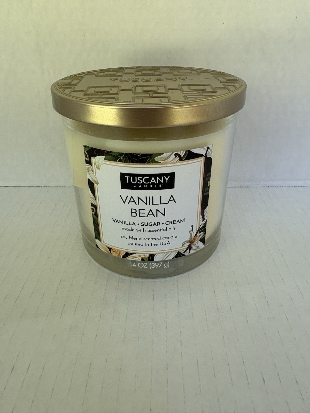 Candle Tuscany Vanilla Bean, 14 Ounce