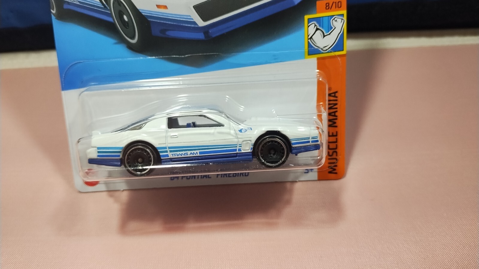 Hot Wheels ’84 Pontiac Firebird Muscle Mania #8/10 White Diecast 1:64 Scale
