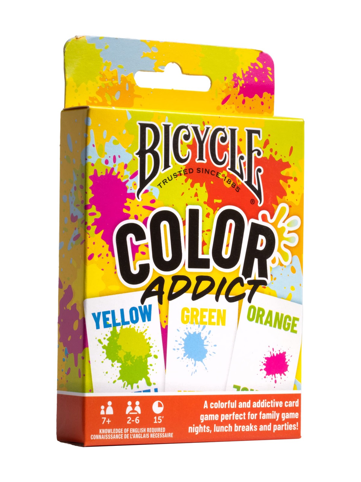 Bicycle Color Addict Matching Family Card Game, Up to 6 Players (Ages 7 and Up)