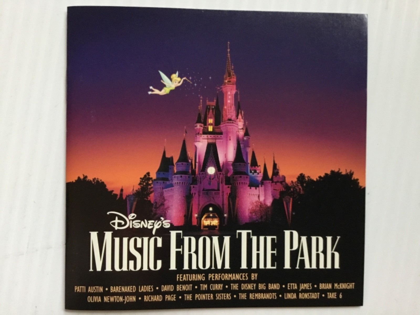 Walt Disneys Music From The Park 1996 CD MINT w/16 page lyric booklet