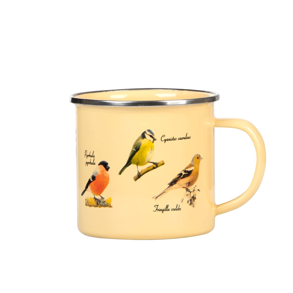 Esschert Design TP340 Birds Enamel Mug