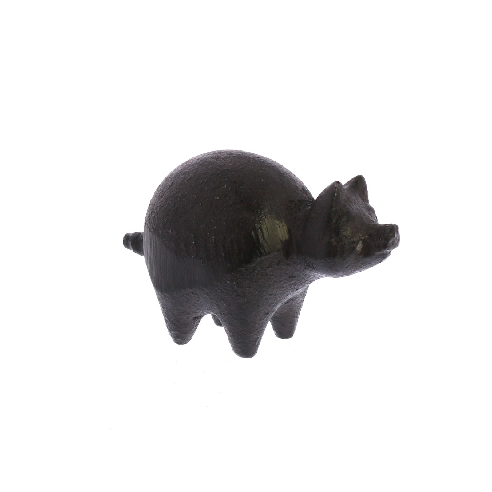 HomArt Botero Critter Pig, 2.5 x 1.5-Inch, Brown, Cast Iron