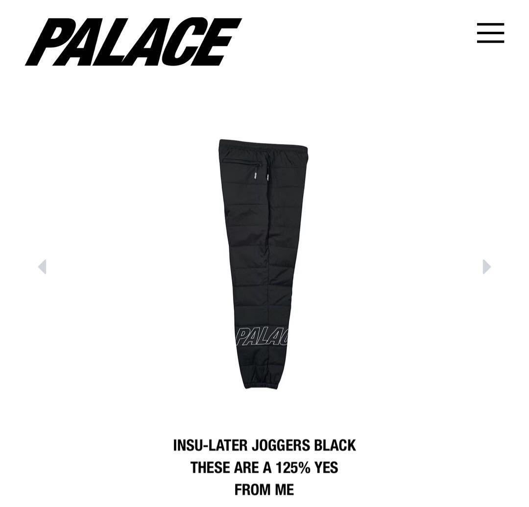 PALACE INSU-LATER JOGGERS Pants M