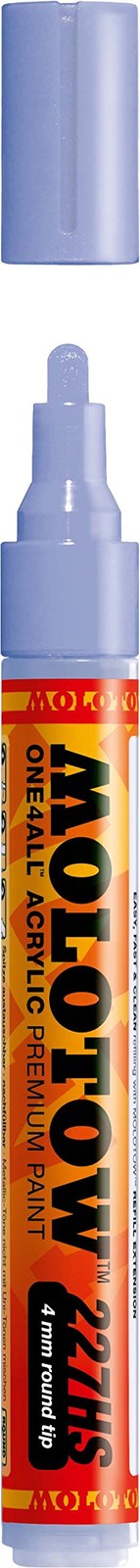 MOLOTOW ONE4ALL Acrylic Paint Marker, 4mm, Blue Violet Pastel, 1 Each (227.228)