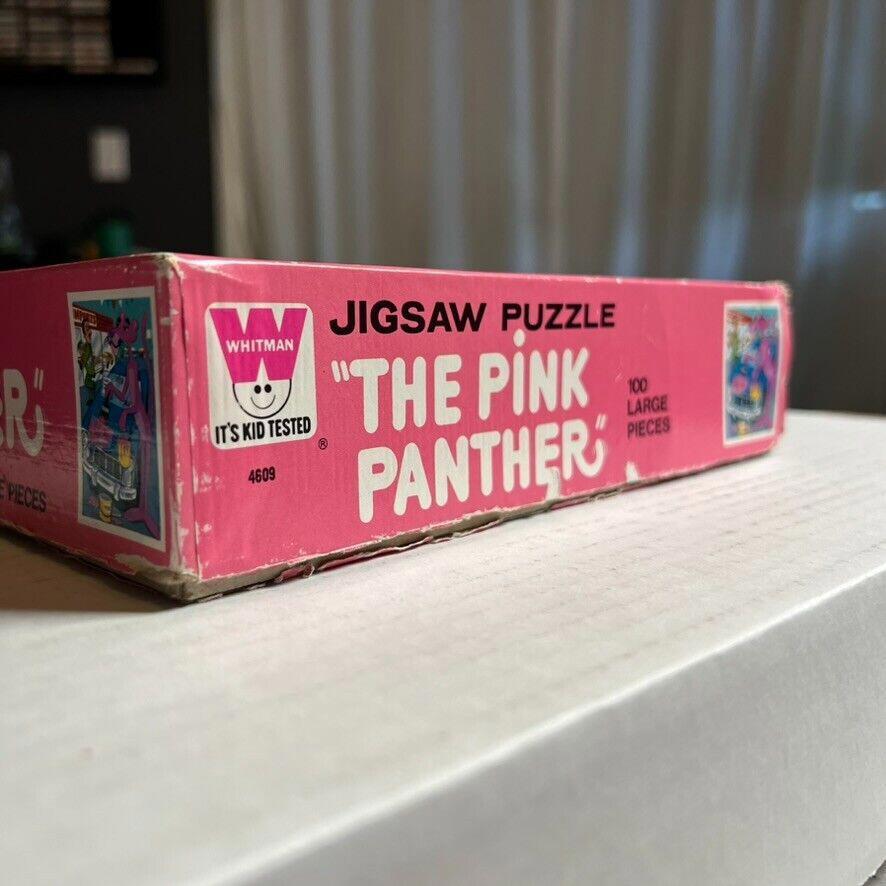Vtg Whitman Pink Panther Puzzle 1974 Complete 14 x 18 CIB