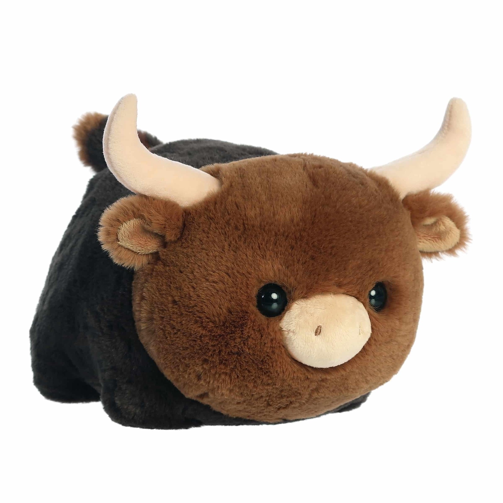 Aurora Spudsters Layton Longhorn Cow Plush 10.5 Inch Brown Stuffed Animal