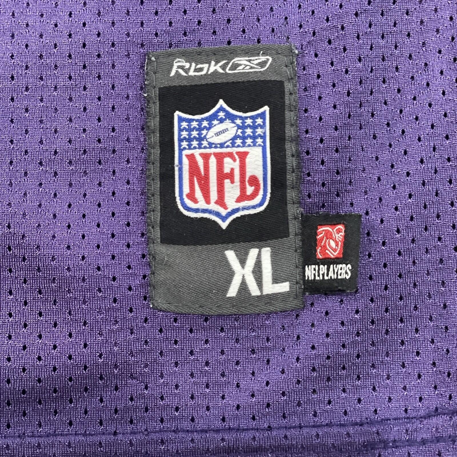 Reebok NFL Baltimore Ravens Joe Flacco #5 Youth XL(18-20) Purple Jersey