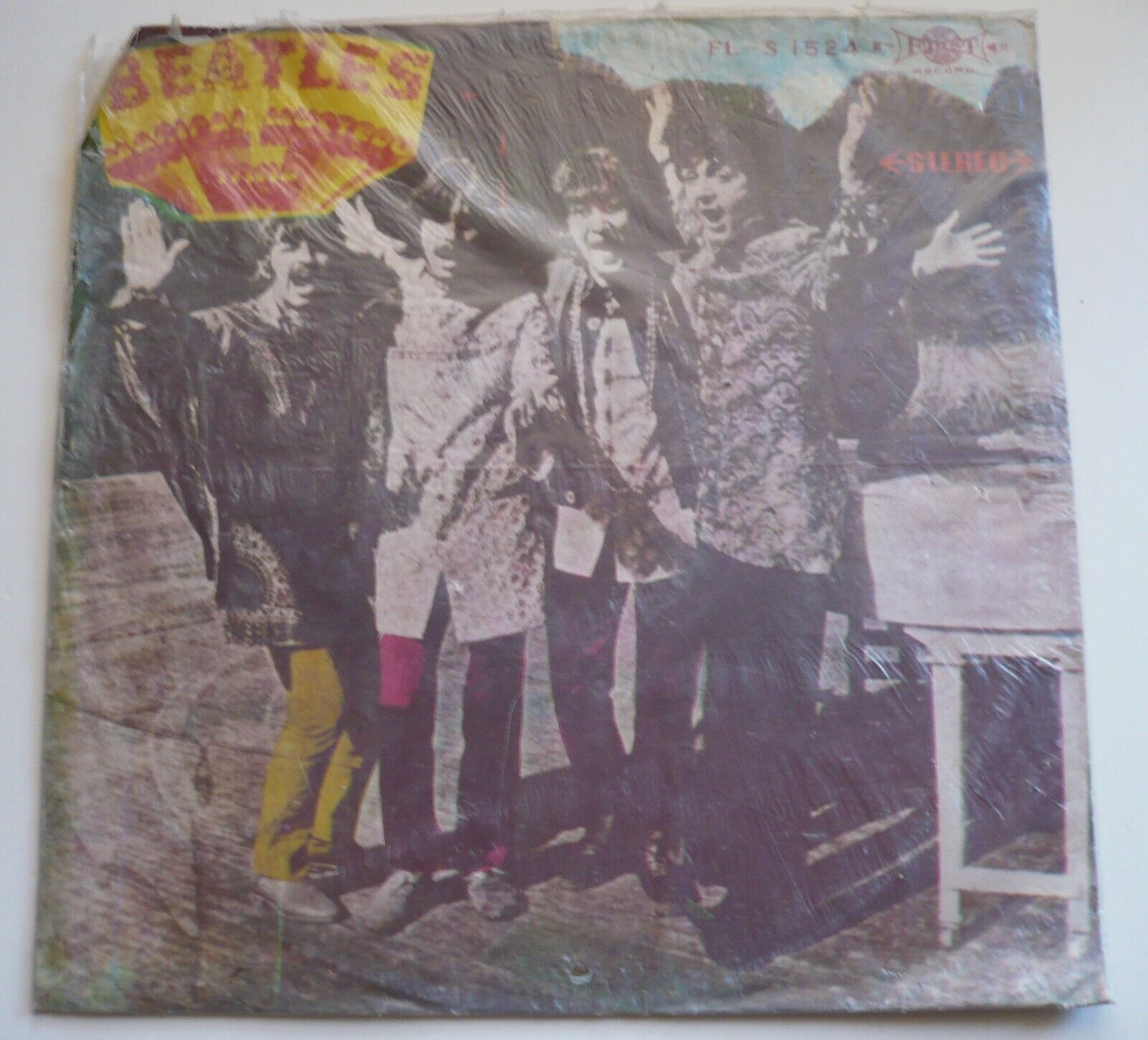 VINYL RECORD, G+ to VG, Rare, BEATLES Magical Mystery Tour LF-S 1524 Orange LP