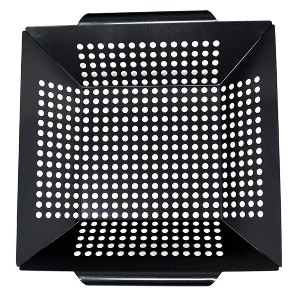 Norpro 8772 Nonstick Grilling Wok Basket, 12″ x 12″, for BBQ