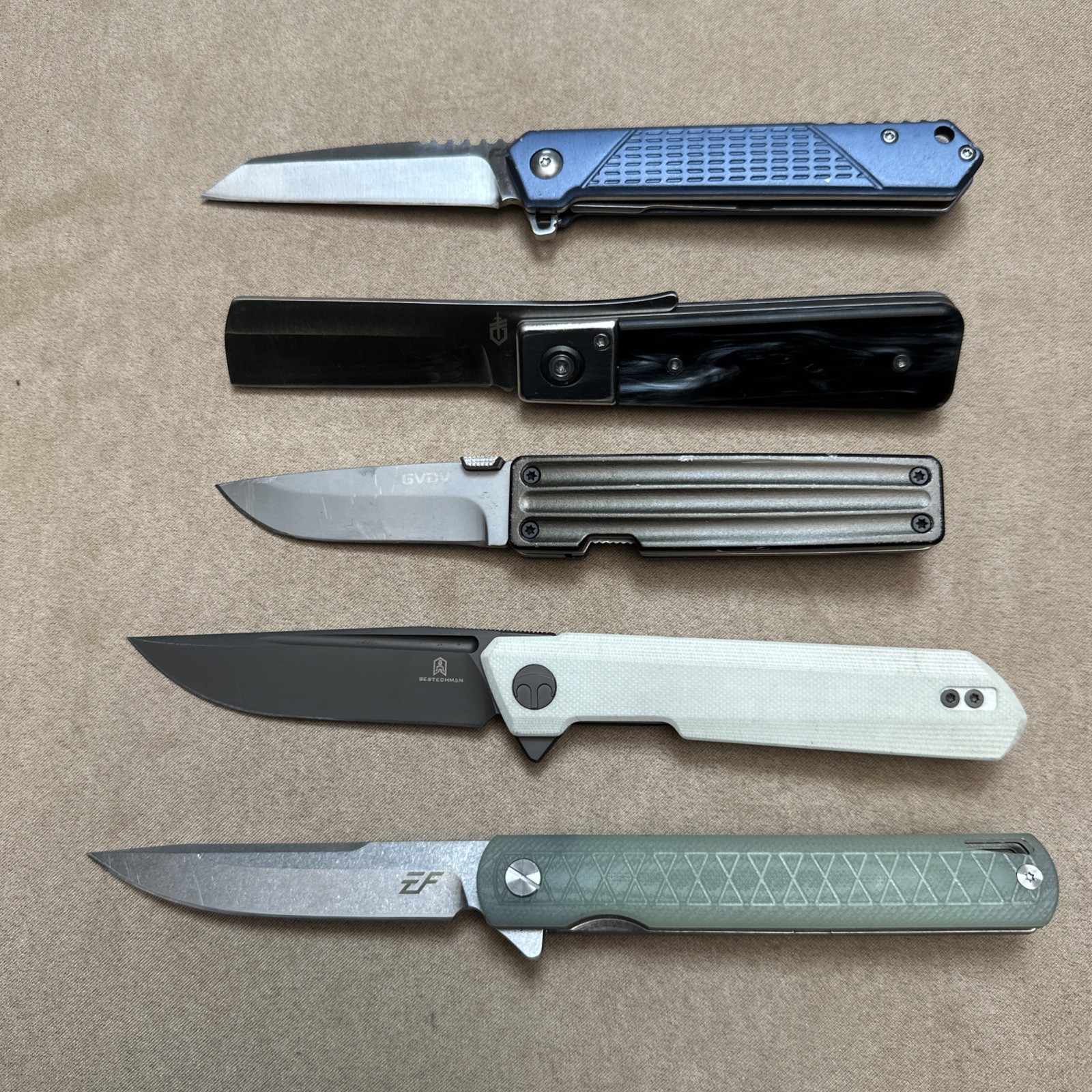 5 Items, Pocket Knife Collection, Lot