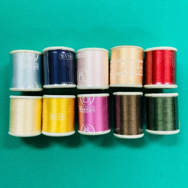 [New unopened product] [10-piece set] Daruma silk sewing thread #50 100m MT6
