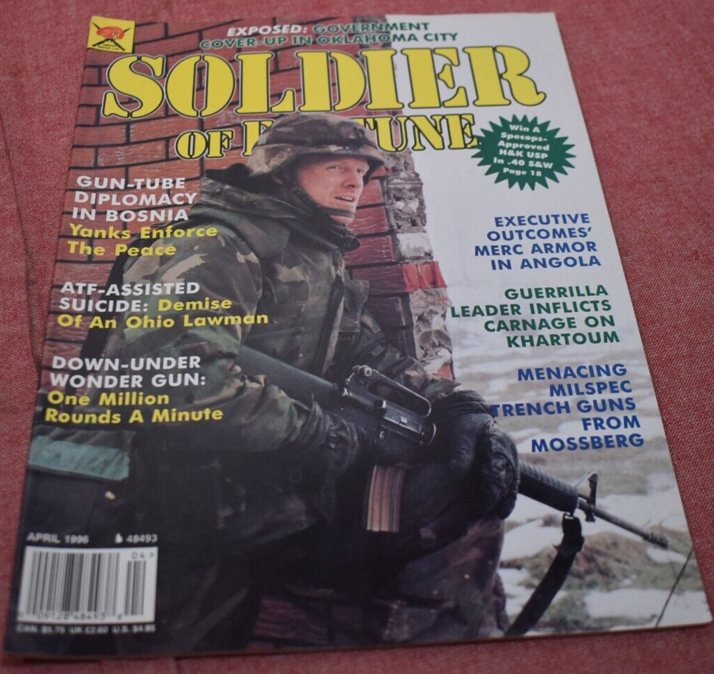 Soldier of Fortune Military Magazine NRA April 1996