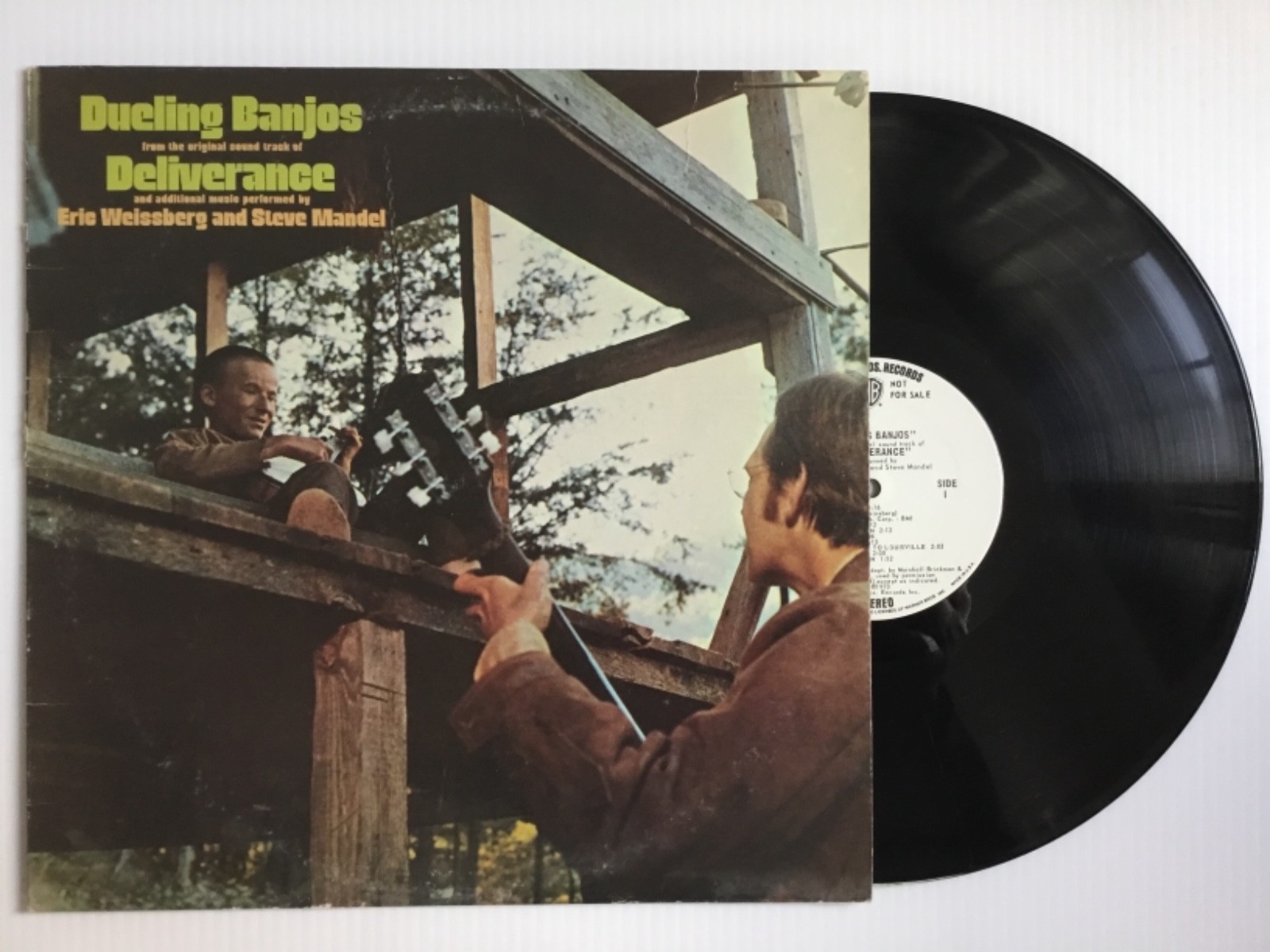 Dueling Banjos Deliverance Soundtrack LP Eric Weissberg Steve Mandell w/l promo