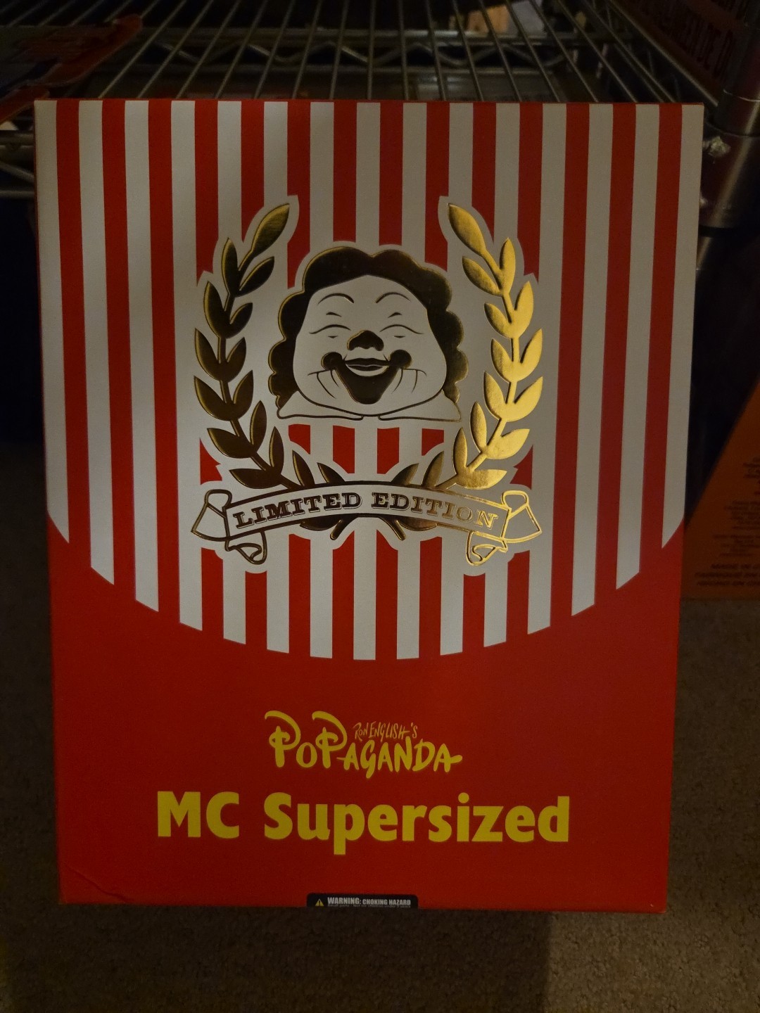 Ron English MINDstyle Popaganda MC Supersized Black Light Limited Edition New
