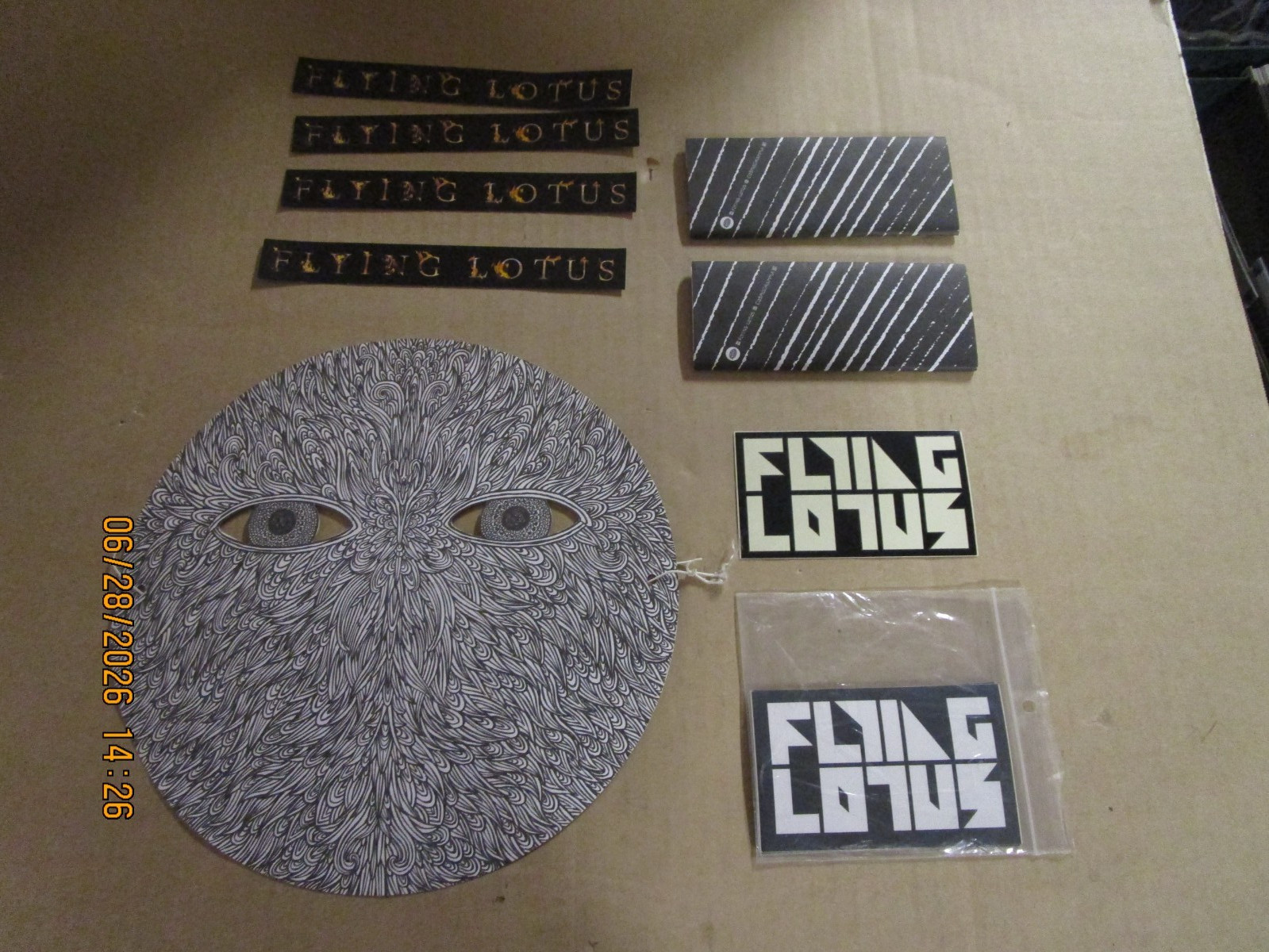 FLYING LOTUS WARP RECORDS Promo Items Lot New! Unused! 2010-2019 BRAINFEEDER