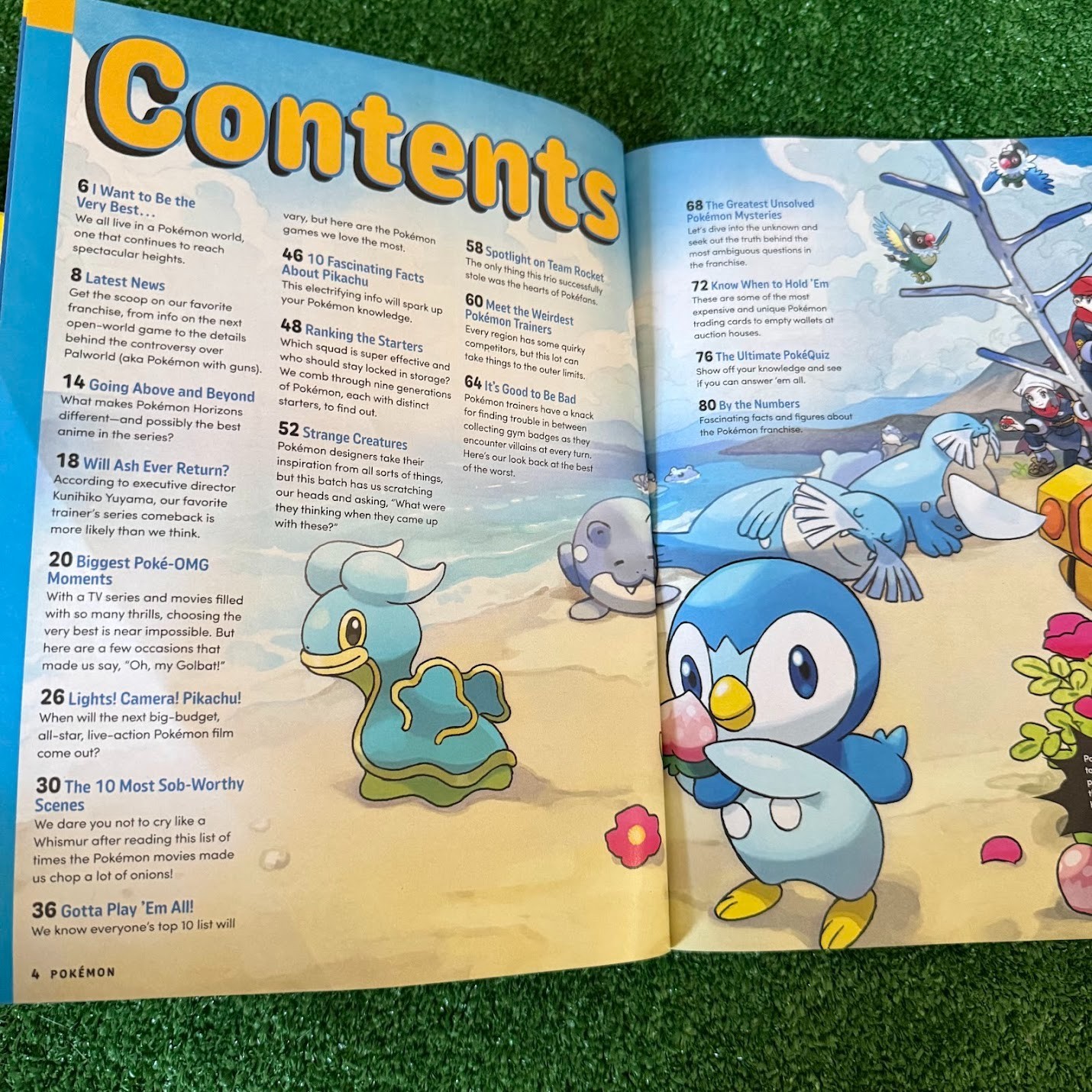 Pokemon Fan Guide Centennial Magazine + Scholastic Chapter Collection 4 Books