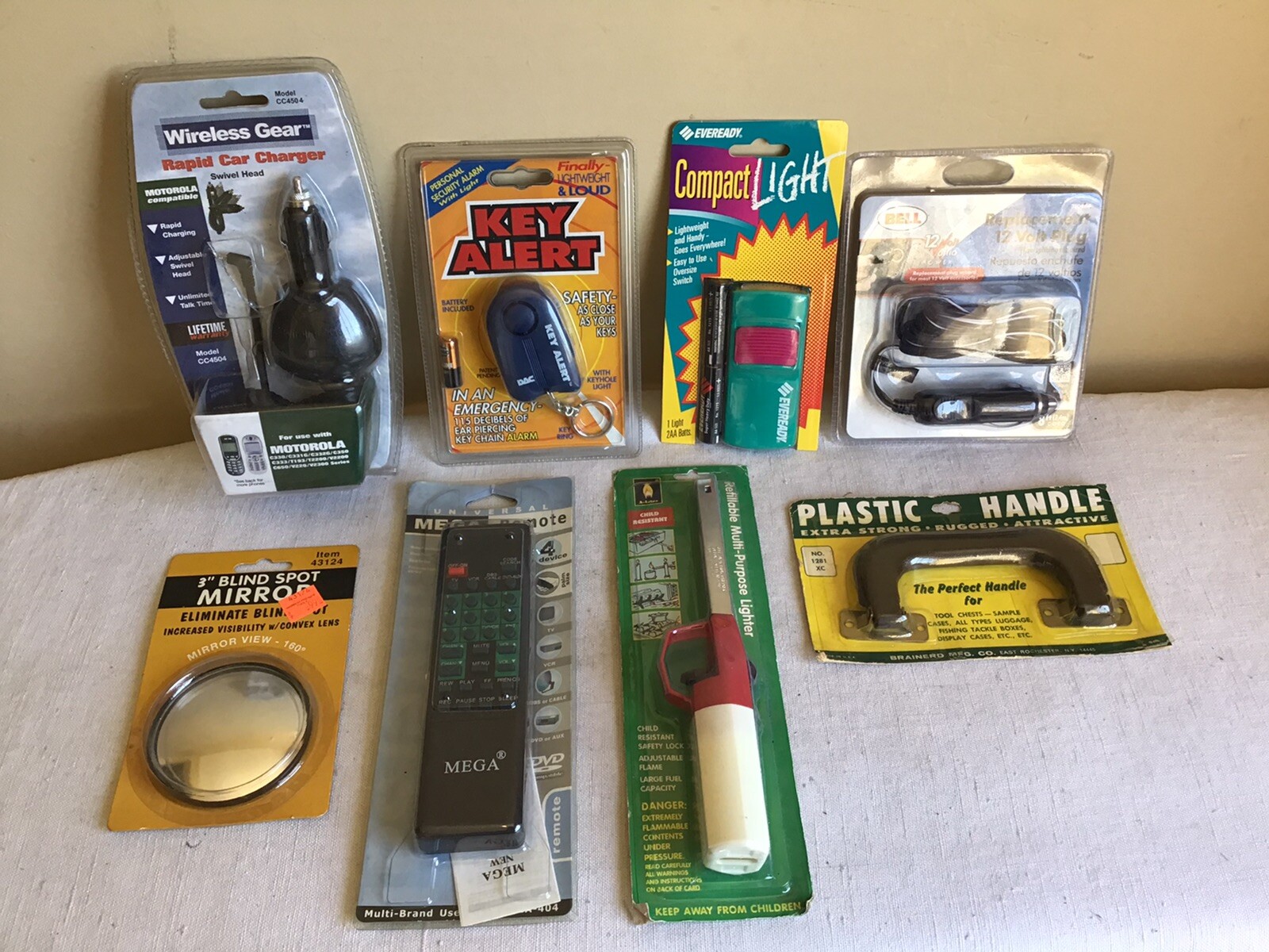 Vintage New Old Stock Mixed Lot Of 8 Home Car Replacement Consumer Products