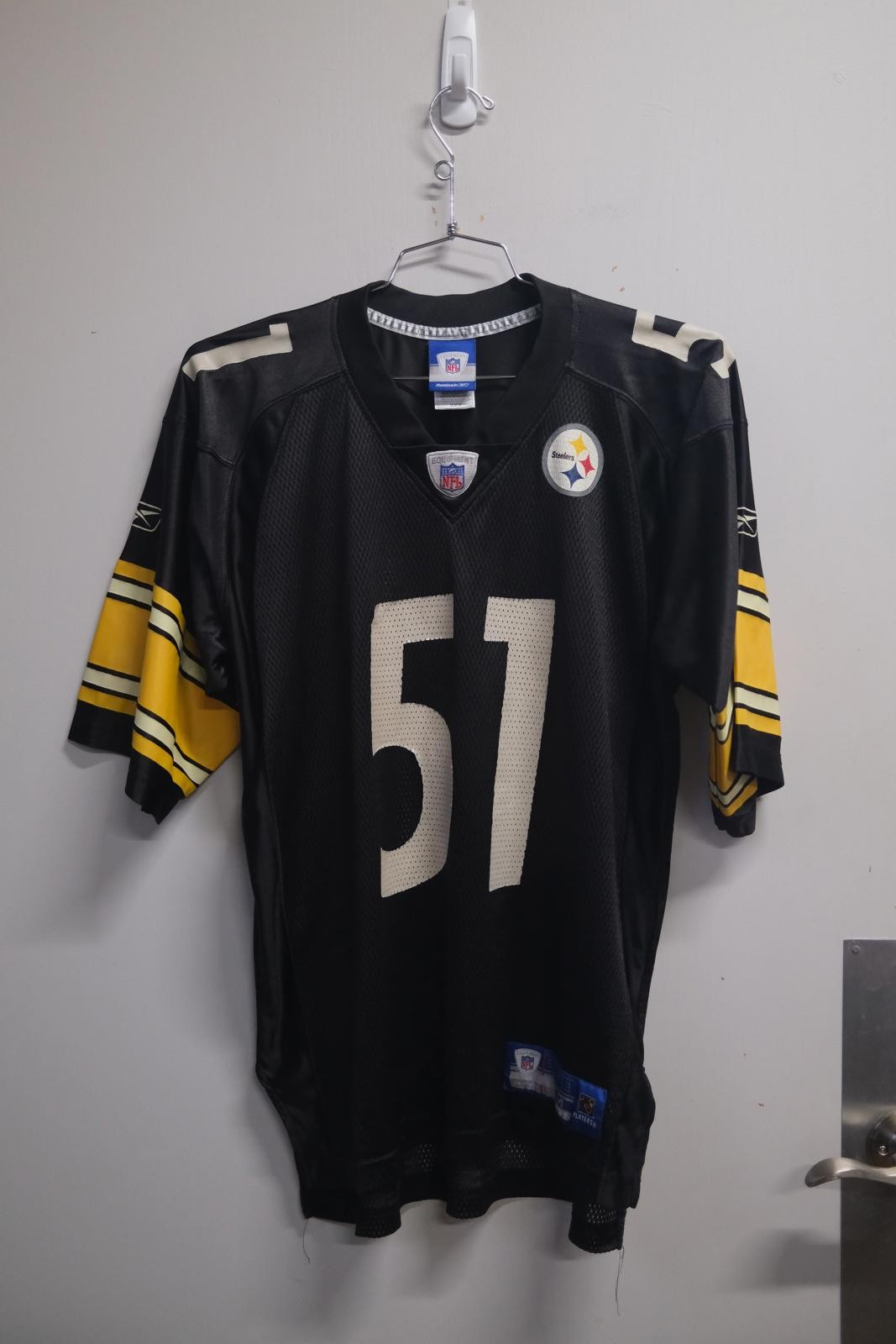 Reebok Pittsburgh Steelers Farrior #57 Football Jersey