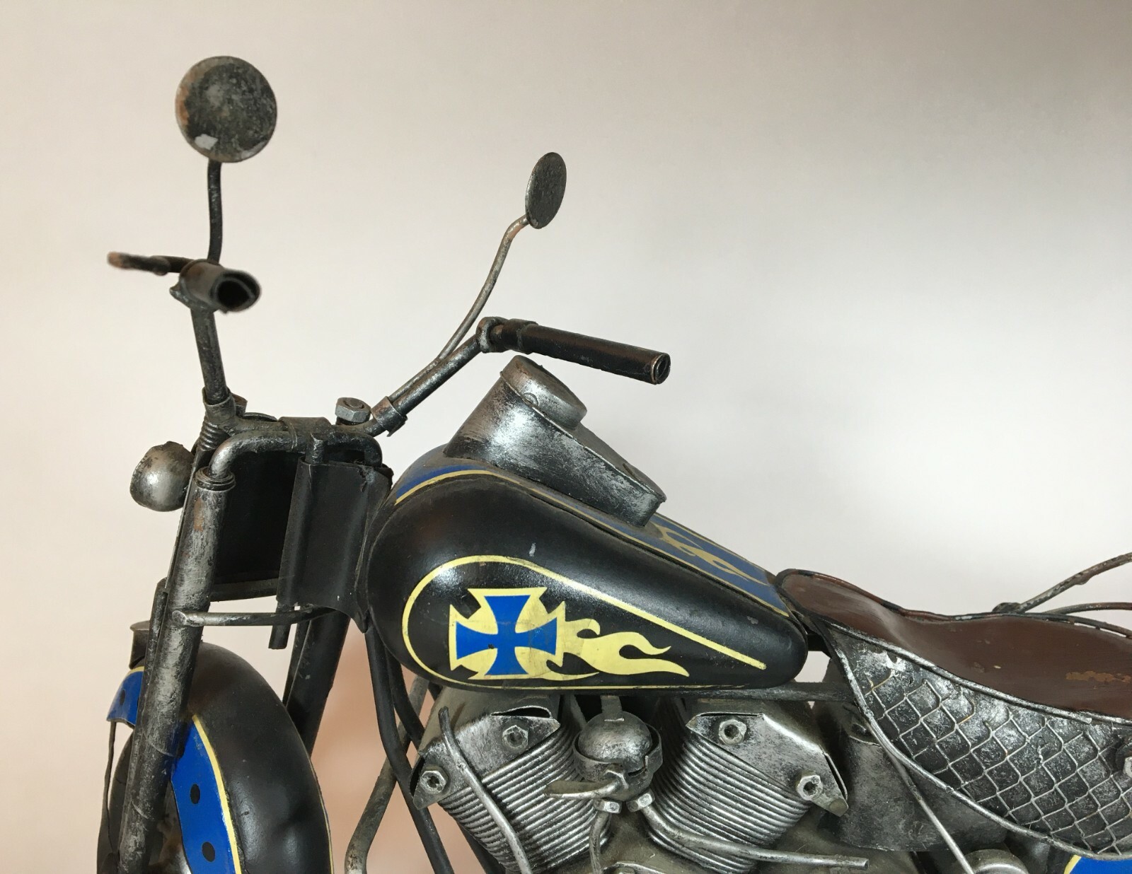 Harley Davidson Metal Model Motorcycle Man Cave Décor