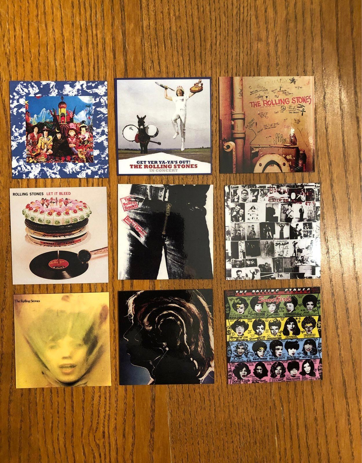 Rolling Stones fridge magnets Classic 9