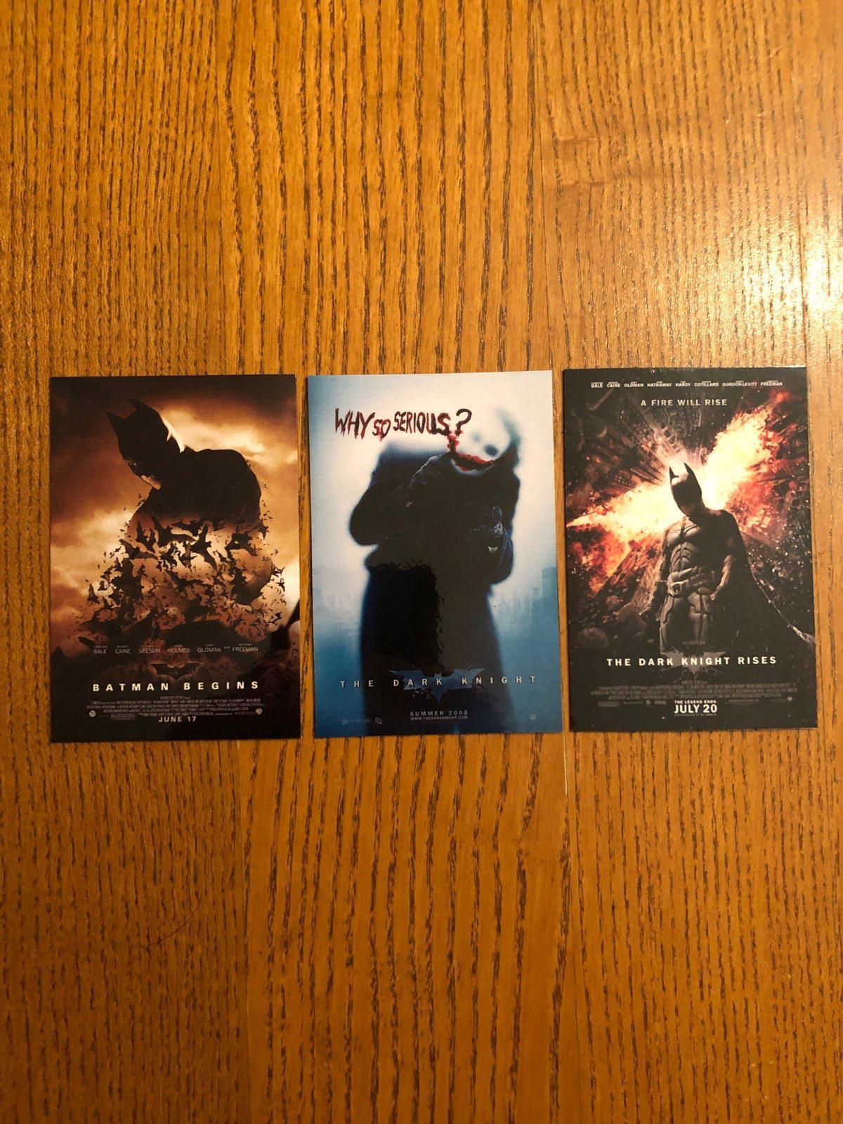 The Dark Knight trilogy FRIDGE MAGNETS Batman joker