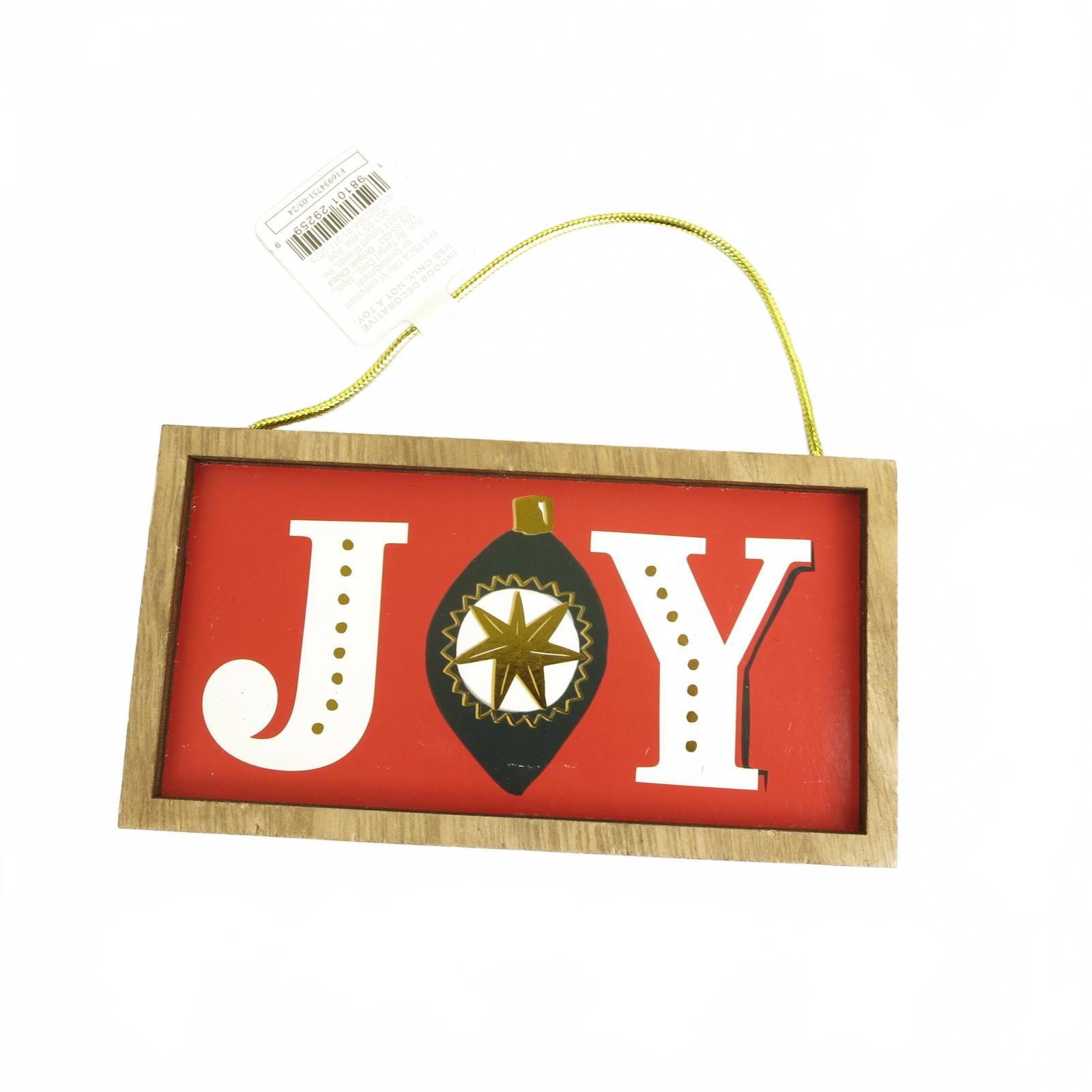2024 Joy Ornament Mini Sign by Target Wondershop New