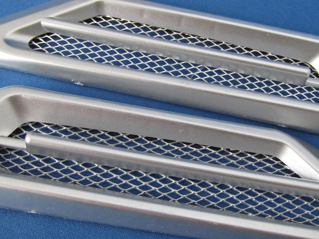 ●Dummy AIR DACT Duct SILVER ABS Aluminum net left and right SET