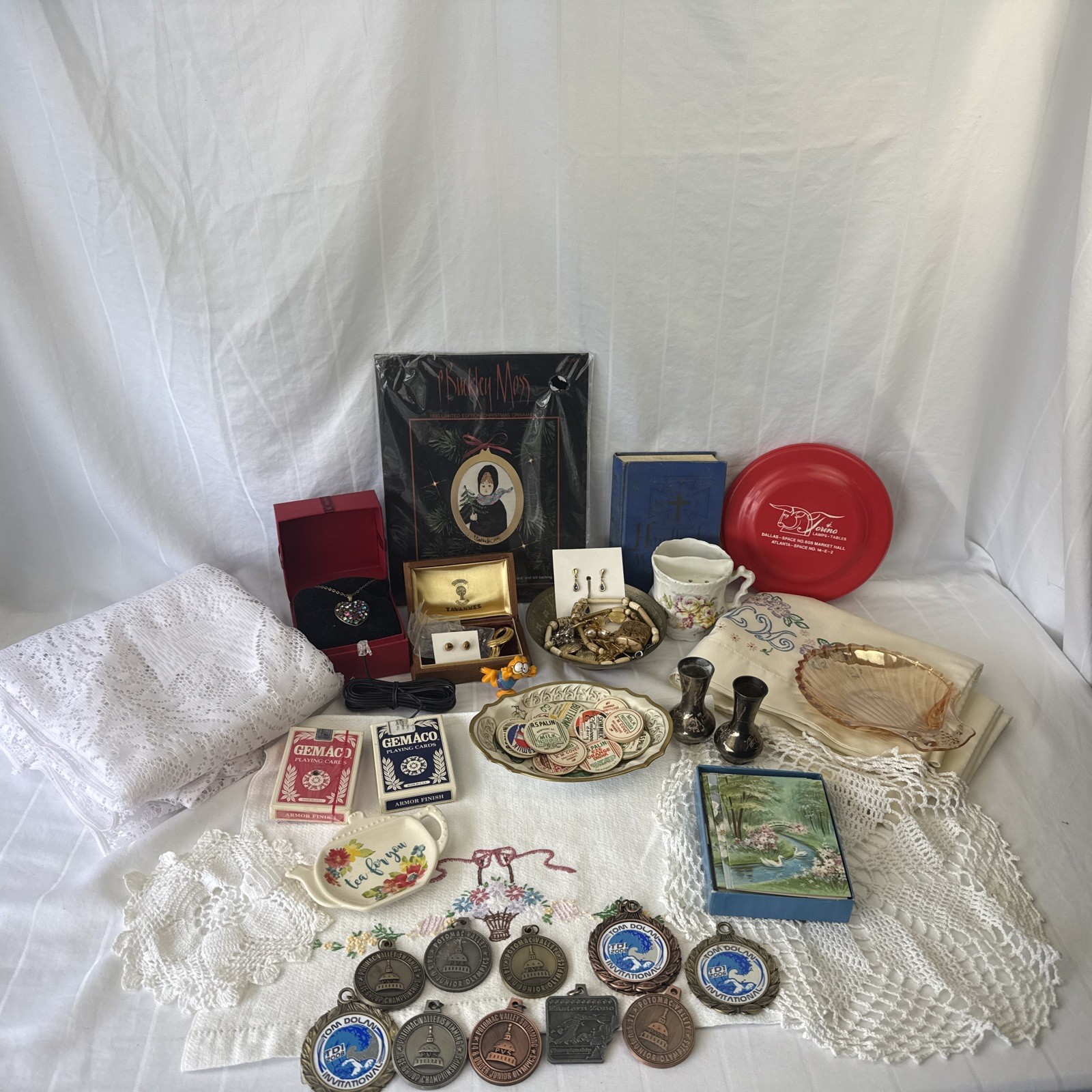 Huge Vintage Junk Drawer Lot Collectibles Box Resellers Bulk Wholesale Treasures