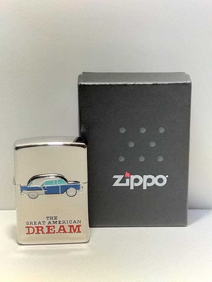 Zippo The Great American Dream Trick Chrome Polish 2004 Used Collectible