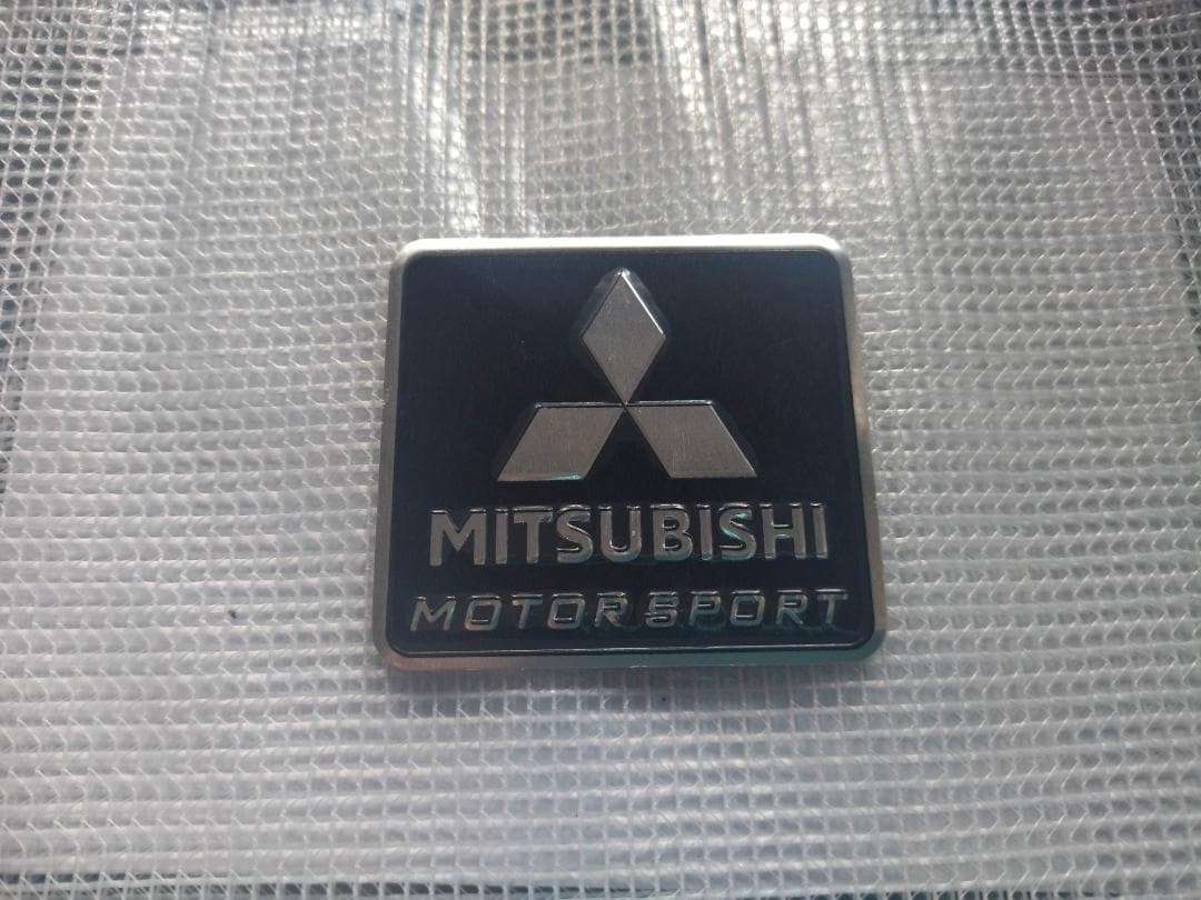MITSUBISHI Emblem Plate Black