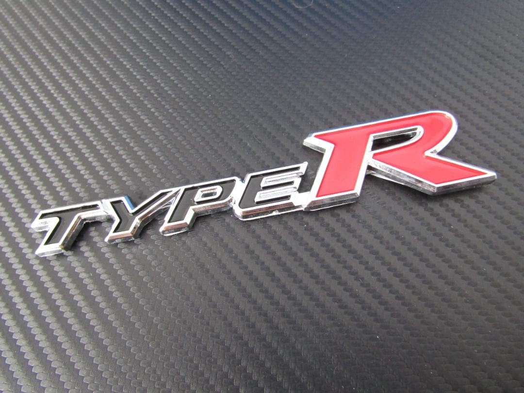 TYPE R ABS lightweight type uneven colored finish emblem new!