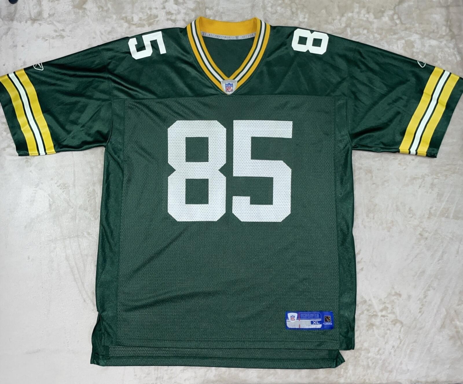 Reebok NFL Green Bay Packers Greg Jennings #85 Vintage Jersey Men’s Size XL