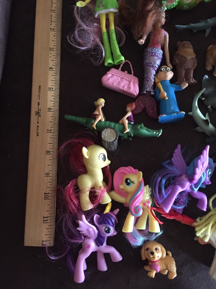Huge Lot Junk Drawer Girls MLP Disney McDonald’s Animals Figures Free Shipping