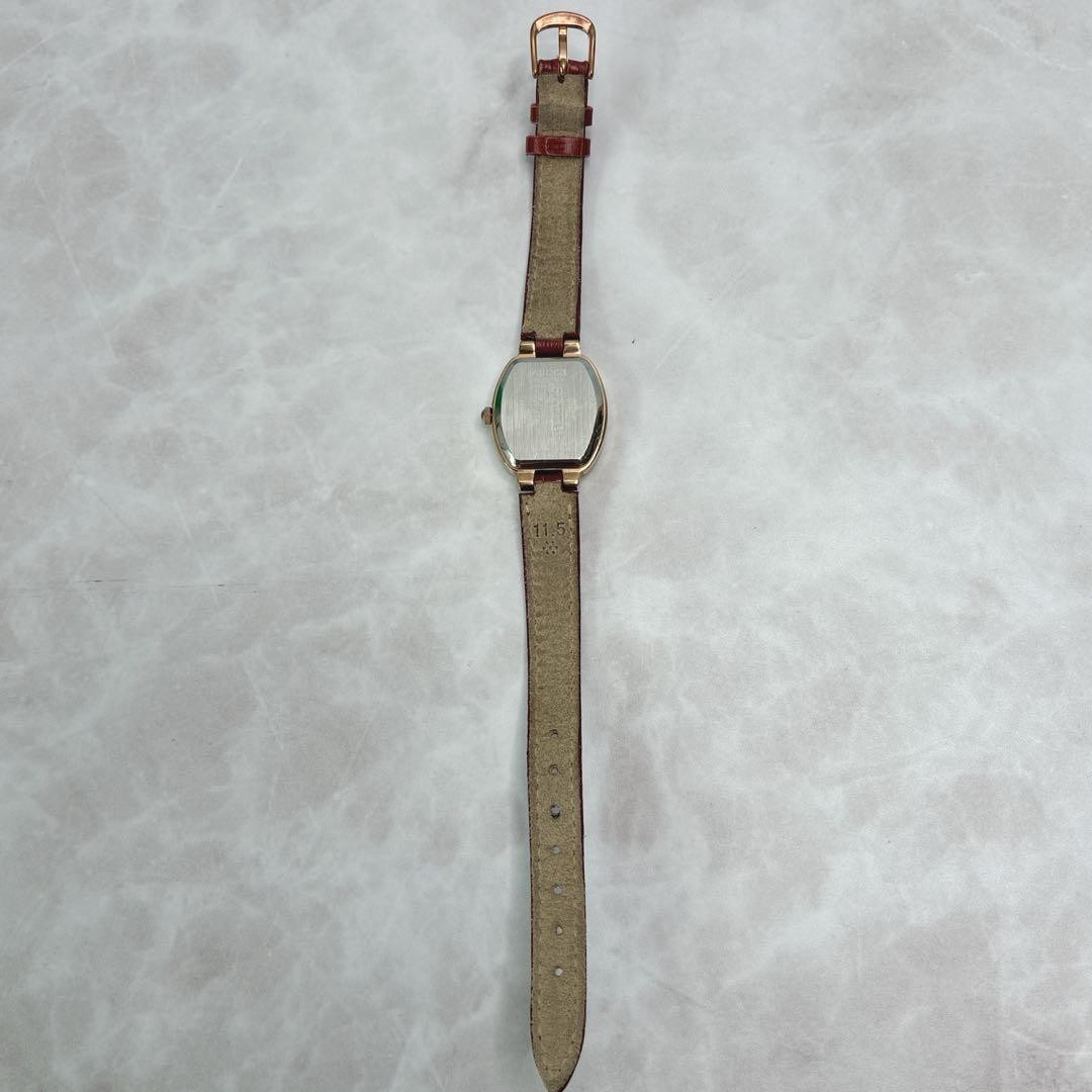 Citizen Wicca Hello Kitty Tonneau Watch Pink Gold Ladies Japan