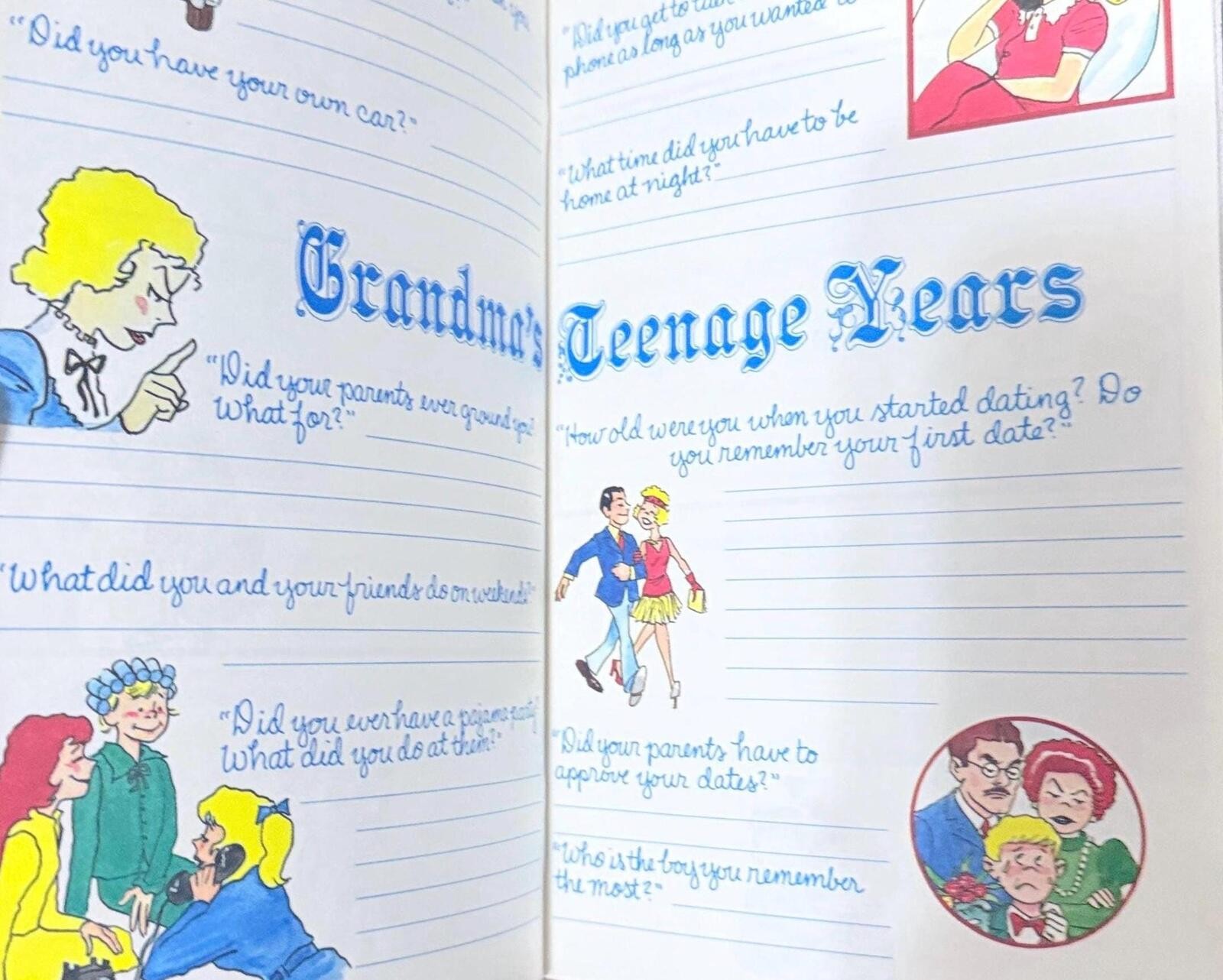 Vintage 1982 Grandma Memory Journal Unused Sunshine Art Studios – Legacy Journal