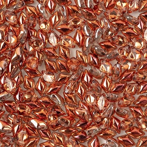 Matubo Czech Gemduo 2-Hole, Crystal Sunset, 50g