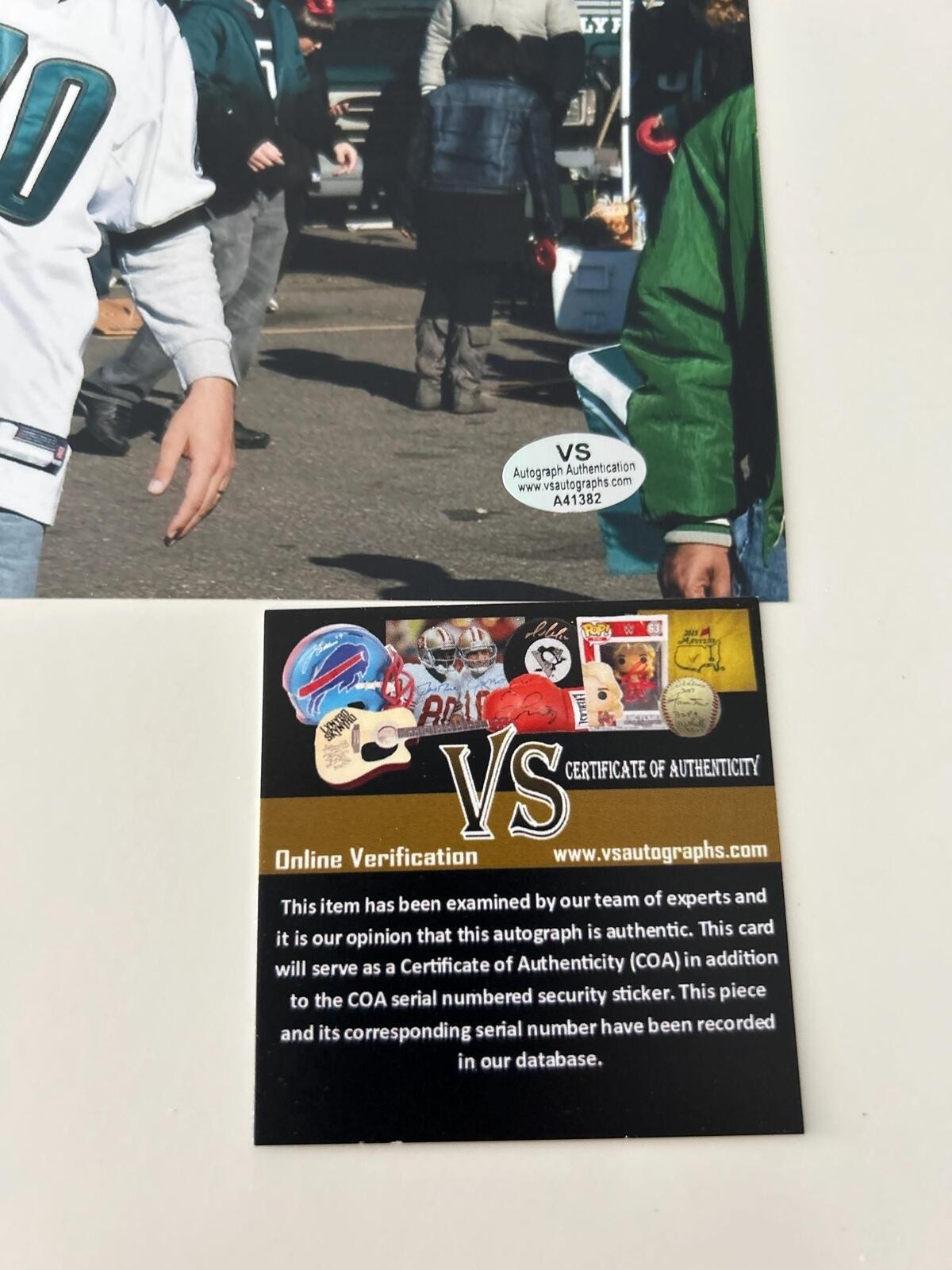Bradley Cooper Signed Autographed Philadelphia Eagles 8×10 Football Photo COA