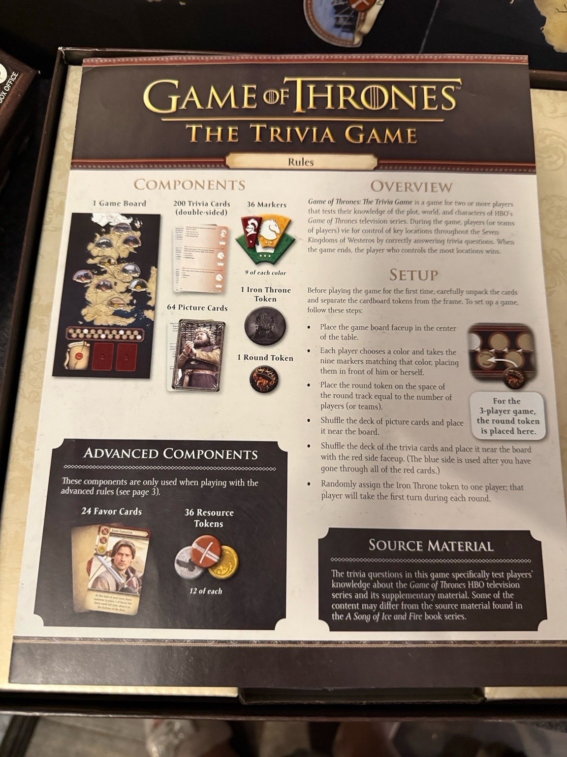 5- Game of Thrones & House of The Dragon Board Games Collection Complete Lot