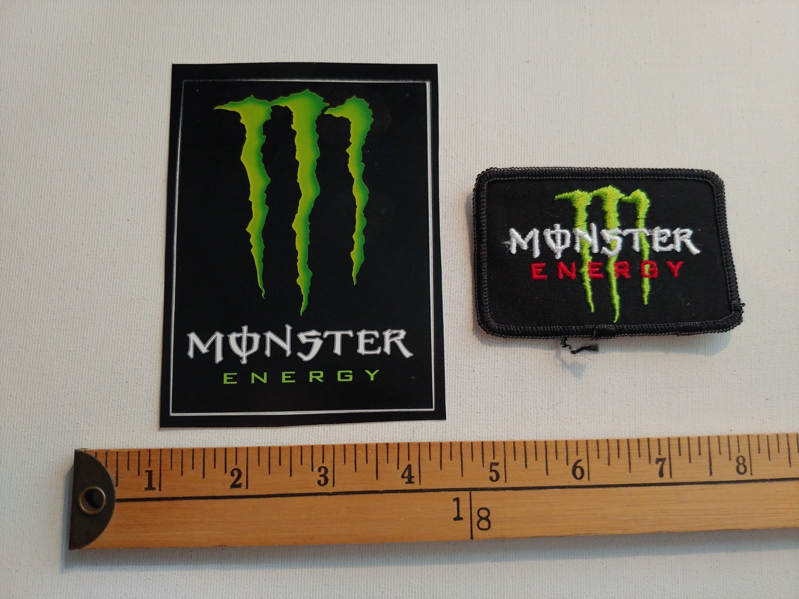 * MONSTER ENERGY DRINK STICKER DECAL RACING SPORTS SPONSOR BADGE PATCH ECUSSON *