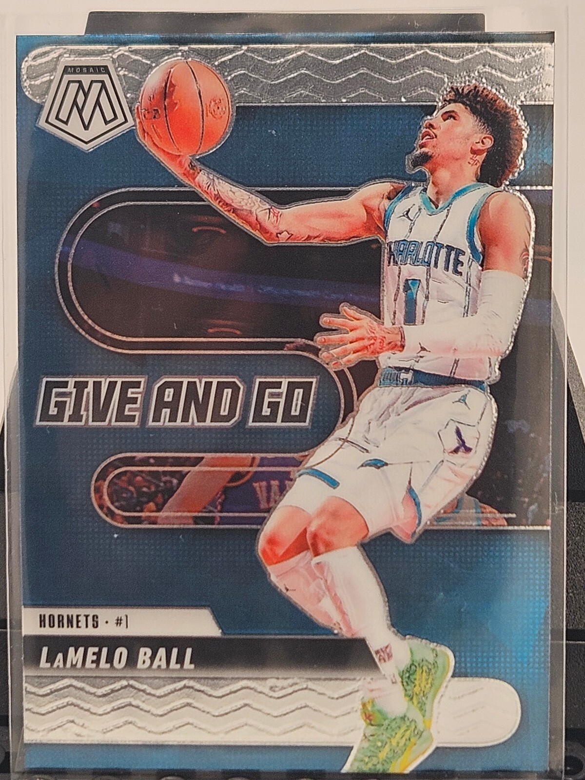 2024-25 Panini Mosaic LaMelo Ball Give and Go Insert #13