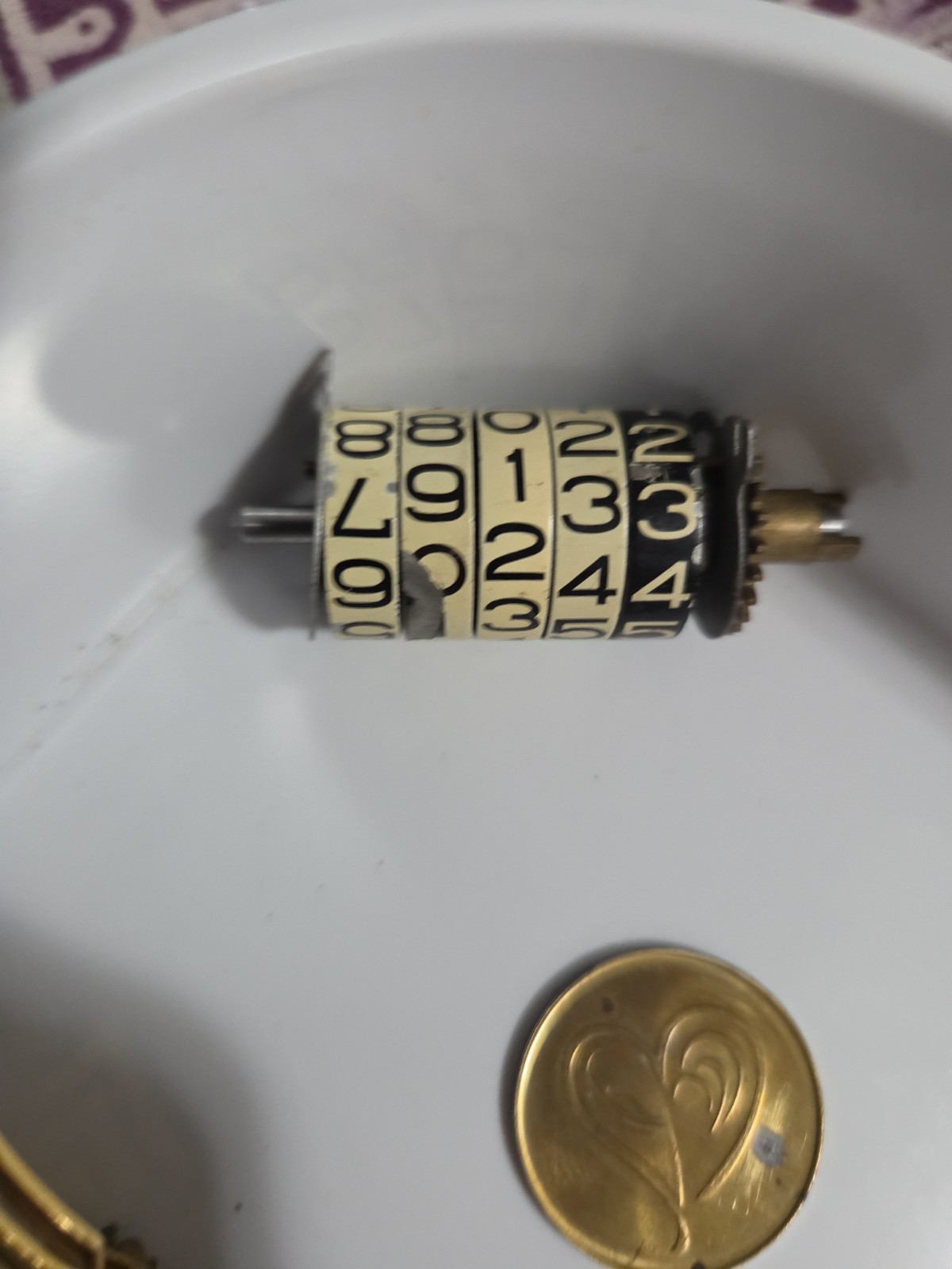 Vintage Junk Drawer With Silver And Gold
