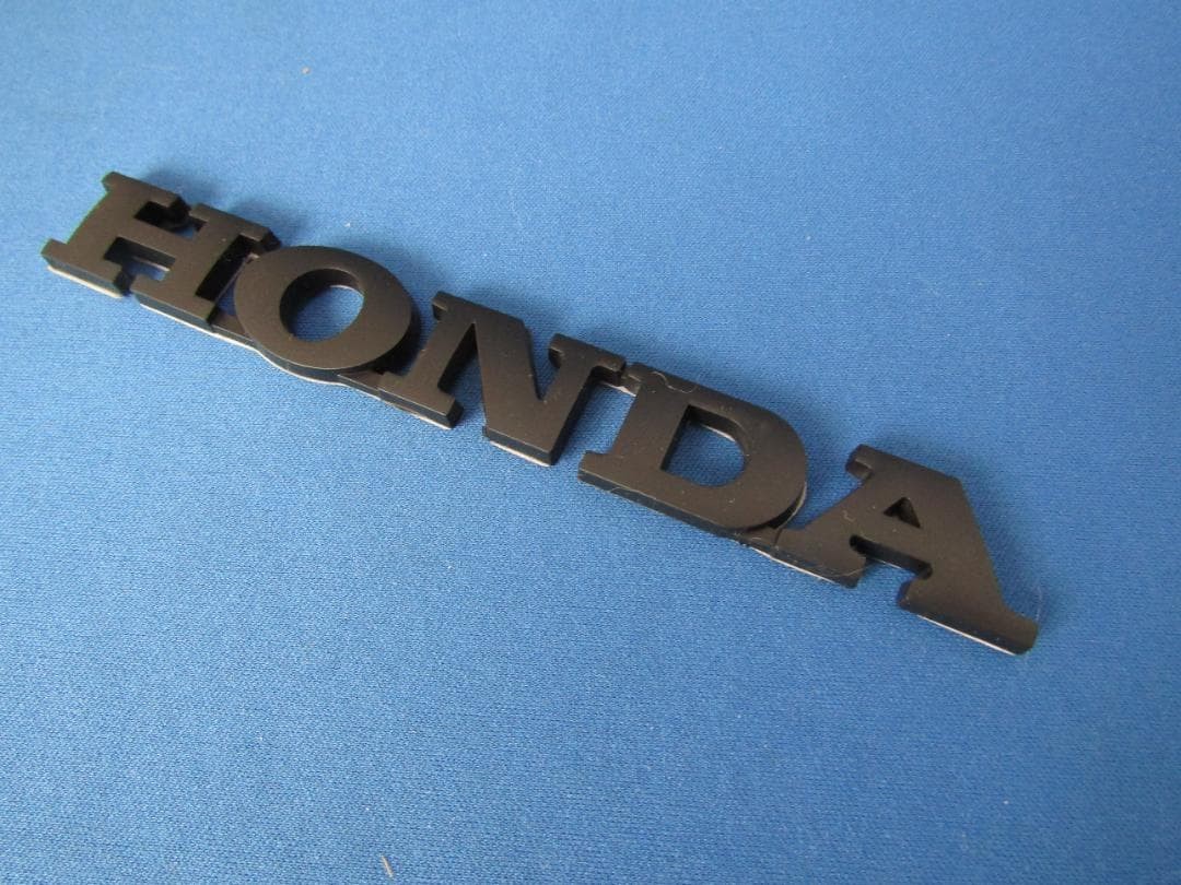 -HONDA ABS cutout letter TYPE MAD BLACK emblem