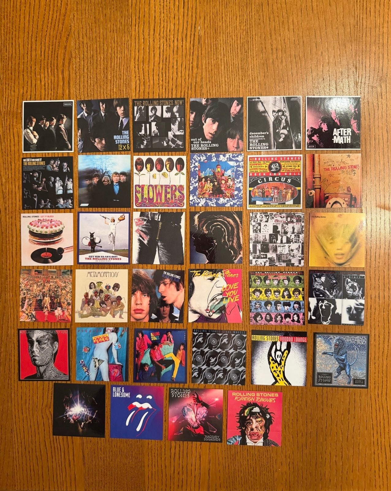 Rolling Stones fridge magnets
