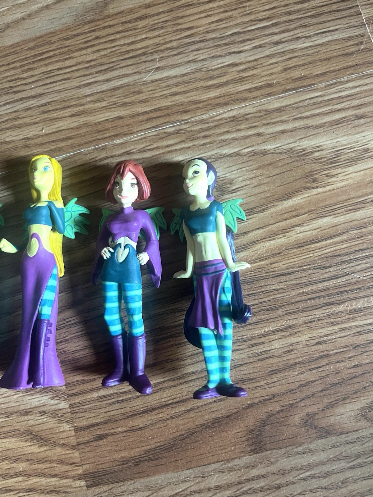 Vintage Lot of (4) Rare Marked Disney W.I.T.C.H. Figurines